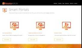 
							         Smart Portals — RosettaHealth								  
							    