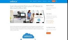 
							         Smart Scanning with HP and Fenestrae Udocx								  
							    