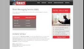 
							         SMART SYSTEMS & SOLUTIONS » BULK SMS PRICING								  
							    