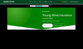 
							         SMART WHEELS - Young Driver Insurance | MORE THAN								  
							    
