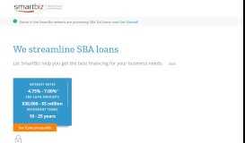 
							         SmartBiz Loans: Top Online Small Business Loans Marketplace								  
							    