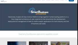 
							         SmartBusiness Applications - DataClarity Corporation								  
							    