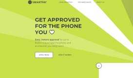 
							         SmartPay Leasing - No Contract SmartPhones for $0 Down								  
							    