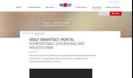 
							         Smartset Portal - WOLF Heiztechnik								  
							    