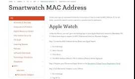 
							         Smartwatch MAC Address - Information Technology Services (ITS ...								  
							    