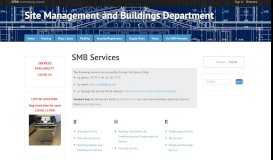
							         SMB Services | Site Management and Buildings ... - CERN SMB								  
							    