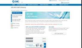 
							         SMC- 2D/3D CAD Library - SMC Corporation								  
							    