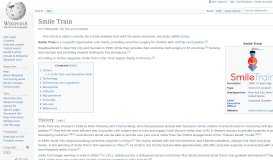 
							         Smile Train - Wikipedia								  
							    