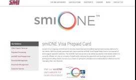
							         smiONE Visa Prepaid Card | Payment Solutions | Systems ...								  
							    