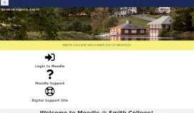 
							         Smith College's Moodle								  
							    