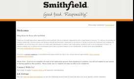 
							         Smithfield Foods | Careers Center | Welcome								  
							    