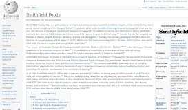 
							         Smithfield Foods - Wikipedia								  
							    
