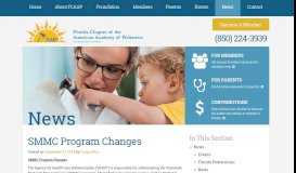 
							         SMMC Program Changes - Florida Chapter - American Academy of ...								  
							    