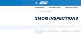 
							         Smog Requirements - DMV - CA.gov								  
							    