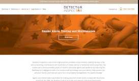 
							         Smoke Alarm & Detector Servicing - Detector Inspector |								  
							    