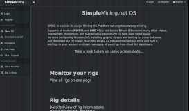
							         SMOS SimpleMining.net - GPU Mining OS with cloud ...								  
							    