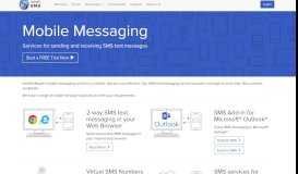 
							         SMS Gateway - HTTP Interface, COM Component, 2-way Messaging								  
							    
