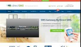 
							         SMS Gateway, SMS Service & SMS Provider | Direct SMS								  
							    