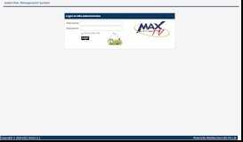 
							         SMS-MAXSMS Administrative Login - Max Digital TV								  
							    