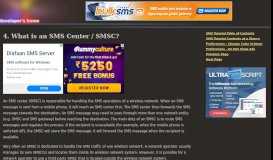 
							         SMS Tutorial: What is an SMS Center / SMSC? SMSC's Duty in a ...								  
							    