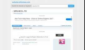 
							         sms.kccl.tv at WI. Ezybill.net | Control Panel - Login								  
							    