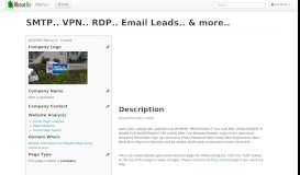 
							         SMTP.. VPN.. RDP.. Email Leads.. & more.. - AboutUs								  
							    
