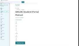 
							         SMUDE Student Portal Manual | Password (681 views) - Scribd								  
							    