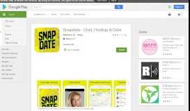 
							         Snapdate - Chat, Hookup & Date - Apps on Google Play								  
							    