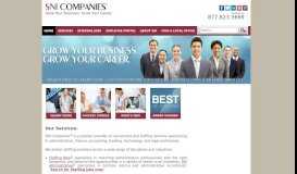 
							         SNI Companies: Staffing Agency, Administrative, Financial ...								  
							    