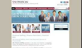
							         SNI FInancial: Financial Staffing, Finance Recruiters, Financial Jobs ...								  
							    