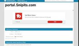 
							         Snipits - Snip-its Management Portal								  
							    