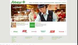 
							         Sobeys Corporate: Homepage								  
							    