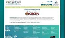 
							         Soboba Casino Resort - Links - Casino Careers								  
							    
