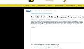 
							         Soccabet: How To Register, Login, Bet and Withdraw Money ...								  
							    