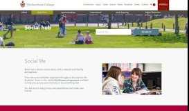 
							         Social hub | Brockenhurst College								  
							    