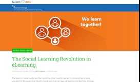 
							         Social learning: the revolution in eLearning - TalentLMS								  
							    
