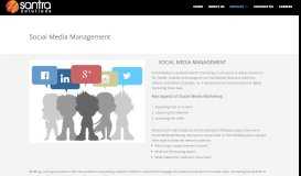 
							         Social Media Management - Santra Solutions								  
							    