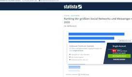 
							         Social Media: Nutzerzahlen der größten sozialen Netzwerke 2019 ...								  
							    