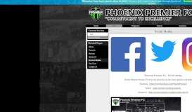 
							         Social Media - Phoenix Premier FC								  
							    