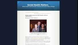 
							         Social media session at IHA Health Literacy Conference 1 | Social ...								  
							    