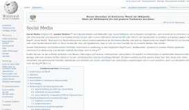 
							         Social Media – Wikipedia								  
							    
