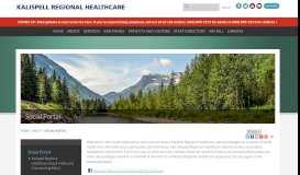 
							         Social Portal | About | Kalispell Regional Healthcare								  
							    