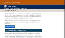 
							         Social Security Disability Benefits - Disability Benefits | Social Security ...								  
							    