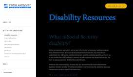 
							         Social Security Disability Resources | Disability Justice								  
							    