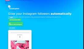 
							         SocialCaptain – Get More Real Instagram Followers | IG Bot								  
							    