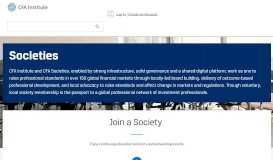 
							         Societies - CFA Institute								  
							    