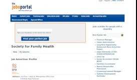 
							         Society for Family Health | The Jobs Portal								  
							    