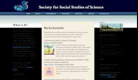
							         | Society for Social Studies of Science								  
							    