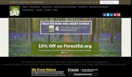 
							         Society of American Foresters								  
							    