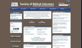 
							         Society of Biblical Literature (SBL)								  
							    